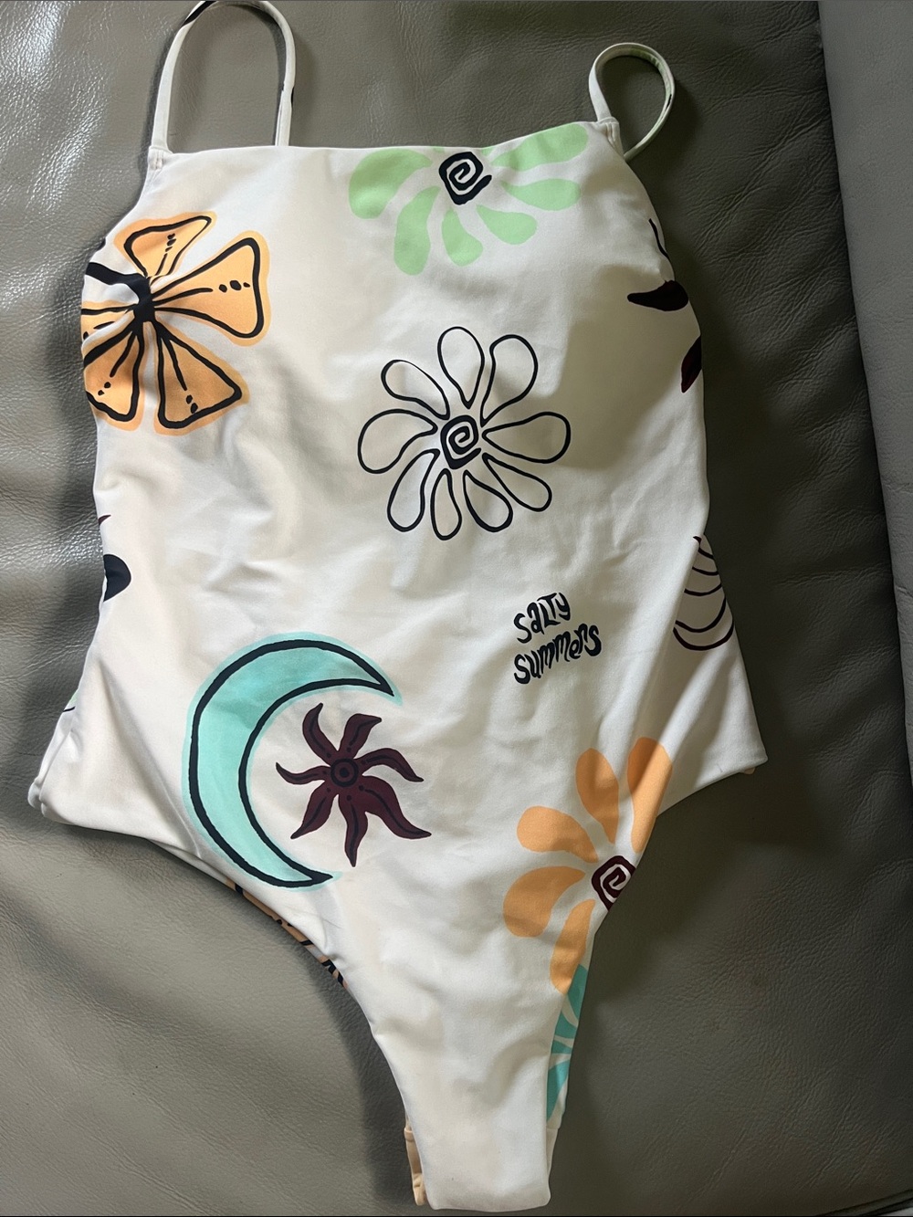 Rip Curl Women’s White Floral One-Piece Swimsuit